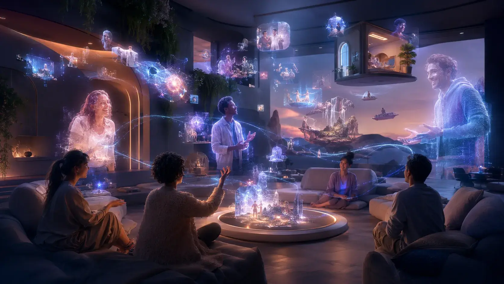 Volume concept: a spatial-media platform for sharing social experiences you can stand inside